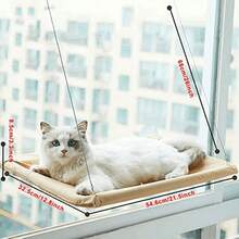 Cat Window Hammock Seat, Suitable For Indoor Cat Rest Seat Safety, Washable Mesh Durable Frame - Variant 1 - View 2
