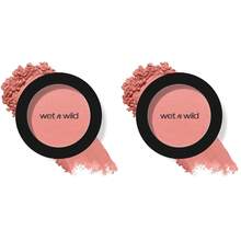 Wet N Wild Color Icon Blush, Effortless Matte Sheer Glow & Seamless Blend, Luxuriously Infused Smooth Jojoba Oil, Cruelty-Free & Vegan - Pinch Me Pink-Father's Day - 捏捏我粉紅(包裝) - 查看 1