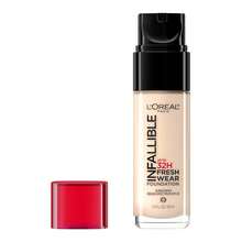 L’Oreal Paris L'Oreal Paris Makeup Infallible Up To 32 Hour Fresh Wear Lightweight Foundation, 411 Beige Ivory, 1 Fl Oz, Packaging May Vary-Father's Day - 珍珠 - 查看 1