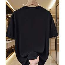 Camiseta de Verano para Hombre, Camiseta con Estampado de Sirena de Anime, Diseño Unisex, Hecha de Material Puro de Alta Calidad, Estampado Multifuncional y Moderno, Cuello Redondo, Transpir - Negro - Ver 2