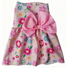 Sweet New Outfit For Your Beloved Pet, Soft Breathable Skin-Friendly Fabric, Spring/Summer New Princess Dress, Suitable For Cats And Dogs, Fashionable Cute Bow Decor, Eye-Catching Essential For Photos And Outings - Pink - View 5