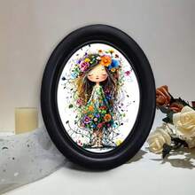 3D Flat - 1 3D Vintage Style Picture Frame Wall Decor, Lakeside Ballet Rabbit Design (Size 4.16 X 5.25 Inches), Photo Transfer, Suitable For Living Room, Bedroom, Kitchen Or Farmhouse Home Decor, No Drilling Required - 20 - View 8