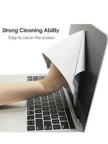 qialeduo 15/16, 15/17 Inch Laptop Keyboard Dust Cloth, High-Density 0.4mm Microfiber Screen Protector, Suitable For Savior/LinkPad Large Screen Laptops, Anti-Scratch Palm Rest Keyboard Liner Cloth - View 1