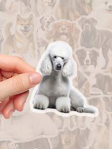50pcs Dog Breeds Stickers: PET Decorative Stickers Suitable For Notebooks, Pencil Cases, Stationery, Flasks And Guitars; Perfect For Graffiti; Ideal As Party Favours And Gifts; Suitable For Year-Round Use School Supplies - A - View 4