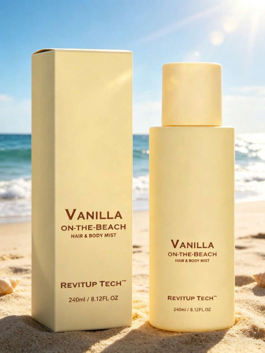 240ml Vanilla Beach Essential Oil - Natural Fresh, Delicate And Elegant Fragrance, Perfect For Daily Romance, Portable Design - Vanilla - View 1