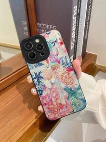 貓眼磨砂彩繪防摔手機殼保護套，防摔手機保護殼 - 彩色 - 查看 6