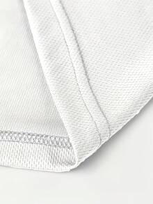 Fashionable Printed Short-Sleeved Shirt For Men - 白色 - 查看 4