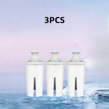 通用濾水壺濾芯 1/3/6 入裝，濾水壺替換濾芯，有效減少自來水中的雜質、殘餘氯味、水垢，改善水質口感，提升水質 - 查看 10