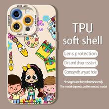 Tema colorido de educación artística de Vickyfunda de teléfono Fundas compatibles con ,Apple,VIVO,OPPO,,, y Honor.Fabricadas en silicona TPU,ofrecen protección contra golpes y caídas. - Blanco - Ver 5