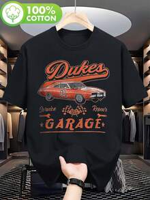 Dukes Garage Classic 2562 T-Shirt, Large Size - 黑色 - 查看 1