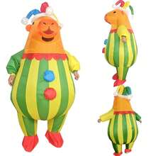 New Joker Capibala Inflatable Costume, Funny Set, Mascot Prim, Festival And Performance Party Adult Role Playing Costume, Available In Various Styles - Multicolor - View 1