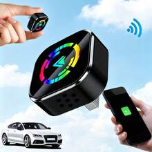Caja de conexión transmisora inalámbrica CarPlay para coche inteligente - Sin necesidad de modificación, de cableado a inalámbrico en segundos, duplicación de pantalla fluida, GPS de conducción conveniente - A - Ver 5