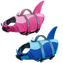 Dog Life Jacket, Swimming Dog Life Vest, Upgraded Rescue Handle, Tear-Resistant | Adjustable Belly Fit For Beach Boating, Excellent Buoyancy, Suitable For Small, Medium And Large Dogs Life Vest - Rose Red - View 18