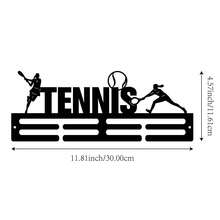 1PC Tennis Gold Silver Bronze Medal Display Rack, Metal Wall Decor Storage Shelf, Suitable For Sports Awards, Weather-Resistant Display For Collectibles, Perfect For Sports Enthusiasts And Athletes, Indoor And Outdoor Use, Ideal Gift For Sports Fans And Champions - Black - View 8