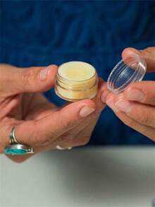 3/10/20/50Pcs Round Empty Jars With Lids, Leak-Proof Portable Storage Containers For Cosmetics, Jewelry & Powder, Travel & Home Use, Holiday Gifts - Clear - View 7