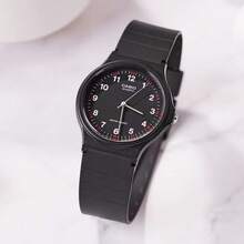 Casio MQ-24-1BLDF 全黑樹脂極簡石英手錶 大數字錶盤 30M防水 超薄休閒學生日常腕錶 - 均碼 - 查看 2