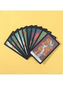 78 Angel Oracle Cards Tarot Deck Exquisite Tarot Cards Guide, When You Discover Past, Present And Future, Durable Material - Multicolor - View 3
