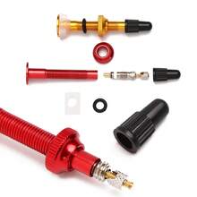 BOALNY BOLANY 2pcs Bicycle Valve 40mm/60mm MTB Road Bike Tubeless Tires Conversion Anodize Aluminum Alloy Sealant Accessories - Multicolor - View 4