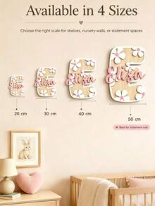 1pc Personalized Wooden Double Layer Custom Name Decor, Laser Cut Cursive Font Door Wall Plaque, Multiple Colors Available, Suitable For Bedroom, Living Room, Wedding And Housewarming Gift, Valentine's Day Decoration Carving, High Quality Customization, Exclusive Unique Gift - Style 1 - View 10