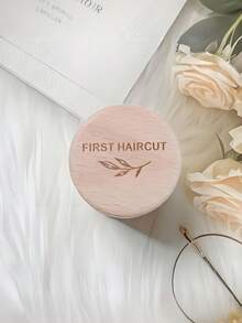 1 pieza Caja de madera para guardar el primer corte de pelo del bebé - Almacenamiento de colección de cabello y dientes - Recipiente de recuerdos de nacimiento - Regalo y decoración del hogar - Multicolor - Ver 4