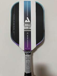 JOOLA 1pc 3S Handle Table Tennis Racket - Original Carbon Fiber Surface, Thin, Wide Body And Streamlined Curve Design - Premium Matte Texture Surface - Propulsion Core - 16mm Racket Face - UPA-A Certified - Purple - View 9