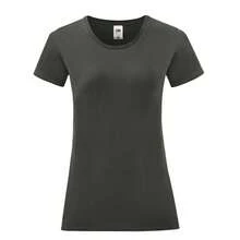 Fruit Of The Loom Womens/Ladies Iconic 150 T-Shirt - 輕質石墨 - 查看 1