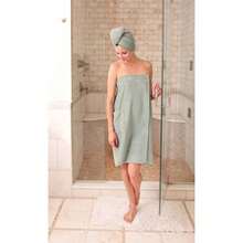 Women's Bamboo Viscose Hair Towel - Hair Drying Towel Wrap by Texere Unisize Holiday Gift Ideas for Women AB0101-ABF-U - Rosa pálido/Rojo rosado, paquete de 2 - Ver 6