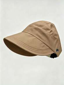 Wide Brim Thin Breathable Bucket Hat, Ponytail Compatible, Essential For Spring And Summer, Comfortable Sun Protection Travel Hat, Easy To Store, Perfect Gift For Girlfriend And Friends, Women's Accessory - Multicolor - View 10