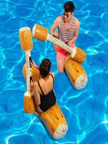 1 pieza/2pcs/4pcs Postes inflables para juego de justa acuática, palos de polo deportivos acuáticos plegables para actividades en piscina y lago - Multicolor - Ver 11