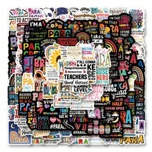 120Pcs Cartoon PARA Graffiti Stationery Stickers Decorative Aesthetics Stickers Vinyl Waterproof For Laptop Phone Car Skateboard Water Bottles Scrapbooking Computer Journaling School Supplies - A - View 12