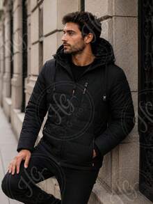 Thermal Jacket/Bobby Jacket, Padded And Lined, For Trekking, Snow, And Extreme Cold - Brown Plush - View 5