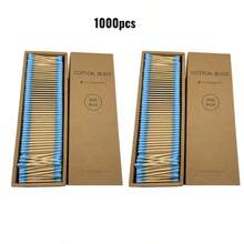 1000pcs Natural Bamboo Double-Ended Cotton Swabs - View 9