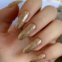COSMI MILANO Made In Uk 8ml Gel Effect Nail Polish With Moisturizing And Nourishing Treatment For Nails Harmless Natural Transparent Formula Long Lasting And Quick Drying The Colors Of Intense Summer And Travel Holidays For The School Season - ORO FLITTER 282 - 查看 2