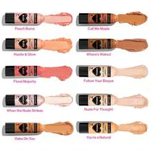 Wet N Wild MegaGlo Makeup Stick, Buildable Color, Versatile Use, Cruelty-Free & Vegan - Where's Walnut?-Father's Day - 當裸體襲擊者 - 查看 6