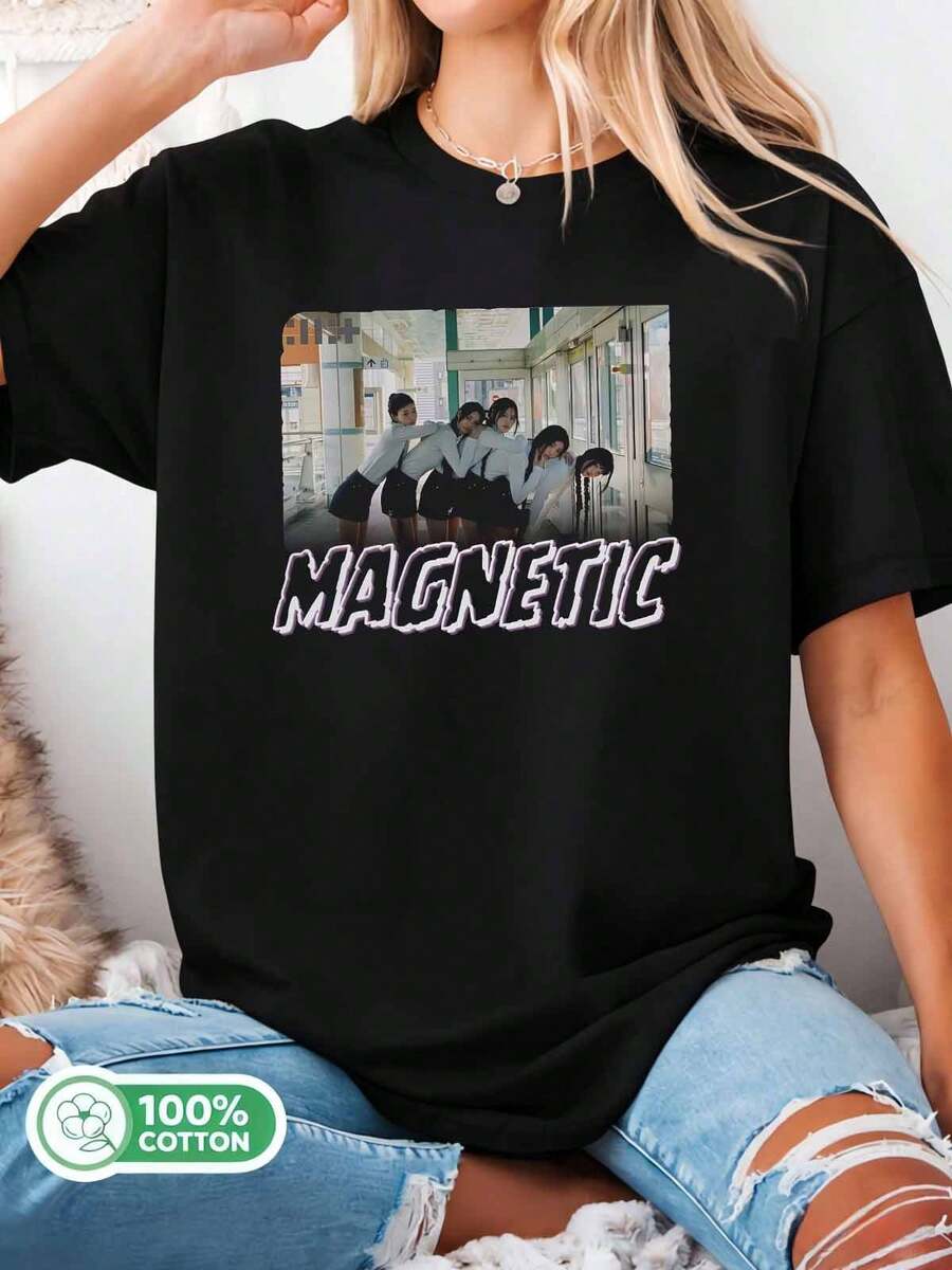 Magnetic MV Scene Photo T-Shirt - 黑色 - 查看 1