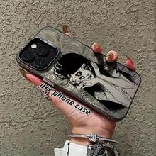 [24-Hour On-Site Shipping] Phone Case: Fashion Horror Comic Girl Pattern Design, Protective Case For Apple  15 Pro Max,  11/11 Pro Max/11 Pro/12/12 Pro/12 Pro Max/13/13 Pro/13 Pro Max/14/14 Pro/14 Pro Max/15/15 Pro Max/15 Pro/16/16 Pro/16 Pro Max - 1 PCS - 查看 3