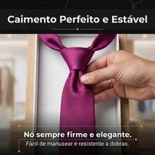 A Matte Twill Tie, A Versatile Tie Suitable For Work, Interviews, And Weddings. - 玫瑰紅 - 查看 5