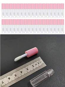 10支 1.2ml 粉色唇彩管，適用於DIY、化妝補妝與分裝，化妝配件，平價，房間裝飾、梳妝台、旅行、臥室 - 粉色 - 查看 3
