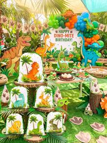 6 buah Tas Serut Motif Dinosaurus, Ransel Kado, Kantong Serut (27*34cm), Ransel Hiking Kecil, Tas Kemasan Kado Pesta Ulang Tahun, Kemasan Barang, Dekorasi Tema Hutan Hijau, Dekorasi Pesta Baby Shower, Dekorasi Pesta Pengungkapan Jenis Kelamin Bayi - Dinosaurus - View 4