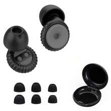 Bouchons d'oreilles en silicone flexibles et réutilisables réduisant le bruit - Bouchons d'oreilles ultra-confortables avec embouts supplémentaires pour le sommeil, doux et confortables pour une concentration profonde, les voyages, la sensibilité, le travail, le camping, les voyages, les ronflements, les concerts et les études, cadeaux de vacances personnalisés pour hommes et femmes - Multicolore 2 - Voir 11