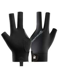 1pc F258 New Professional Snooker/Billiard Glove, Slip-Resistant, Breathable, 3-Finger Design For Competition - Multicolor - View 11