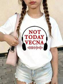 T-shirt graphique "Not Today Vecna" pour femmes grandes tailles, Vêtements pour hommes, Hauts pour hommes, T-shirts pour hommes, Chemises pour hommes, Unisexe, Cadeau parfait - Blanc - Voir 1