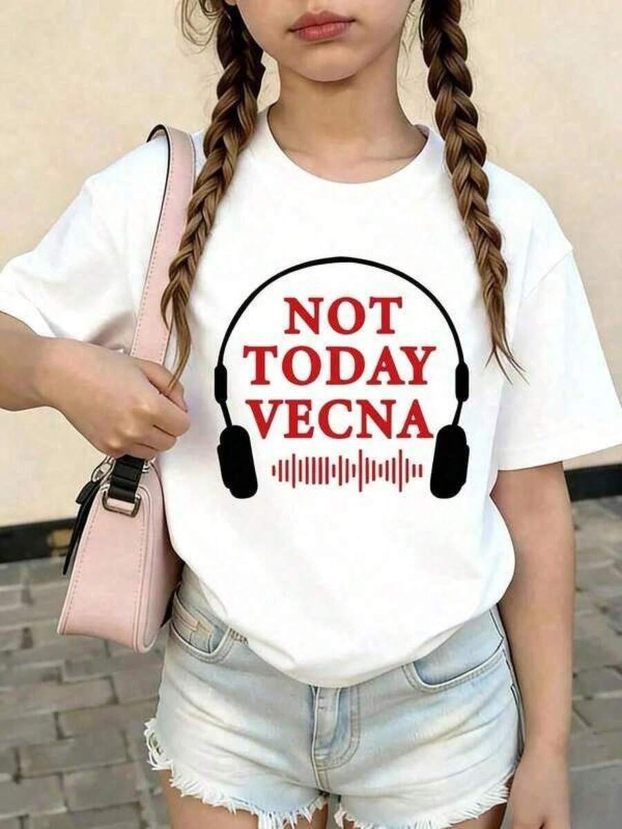 T-shirt graphique "Not Today Vecna" pour femmes grandes tailles, Vêtements pour hommes, Hauts pour hommes, T-shirts pour hommes, Chemises pour hommes, Unisexe, Cadeau parfait - Blanc - Voir 1