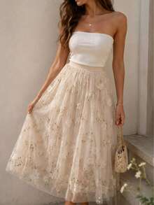 Women Skirts - Hueso - View 1