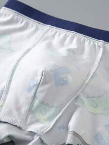 Celana Dalam Boxer Anak Laki-Laki Remaja Motif Kartun Lucu dan Nyaman, Isi 4 Buah - MultiWarna - View 9