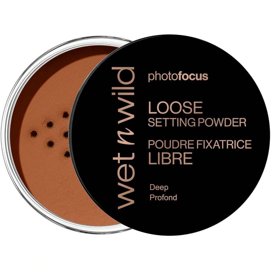 Wet N Wild Photo Focus Loose Baking Setting Powder, Highlighter Makeup, Fair To Medium & Tan Skin Tones - Translucent-Father's Day - Deep - View 1