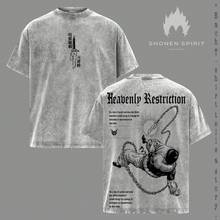 Camiseta Gráfica  Heavenly Restriction, Camiseta con Ilustraciones de Toji Zenin Assassin de , Camiseta con Diseño de Guerrero Libre de Energía Maldita Brutal, Ca - Gris Oscuro - Ver 1