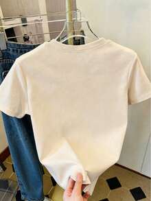 Women T-Shirts - Apricot - View 3