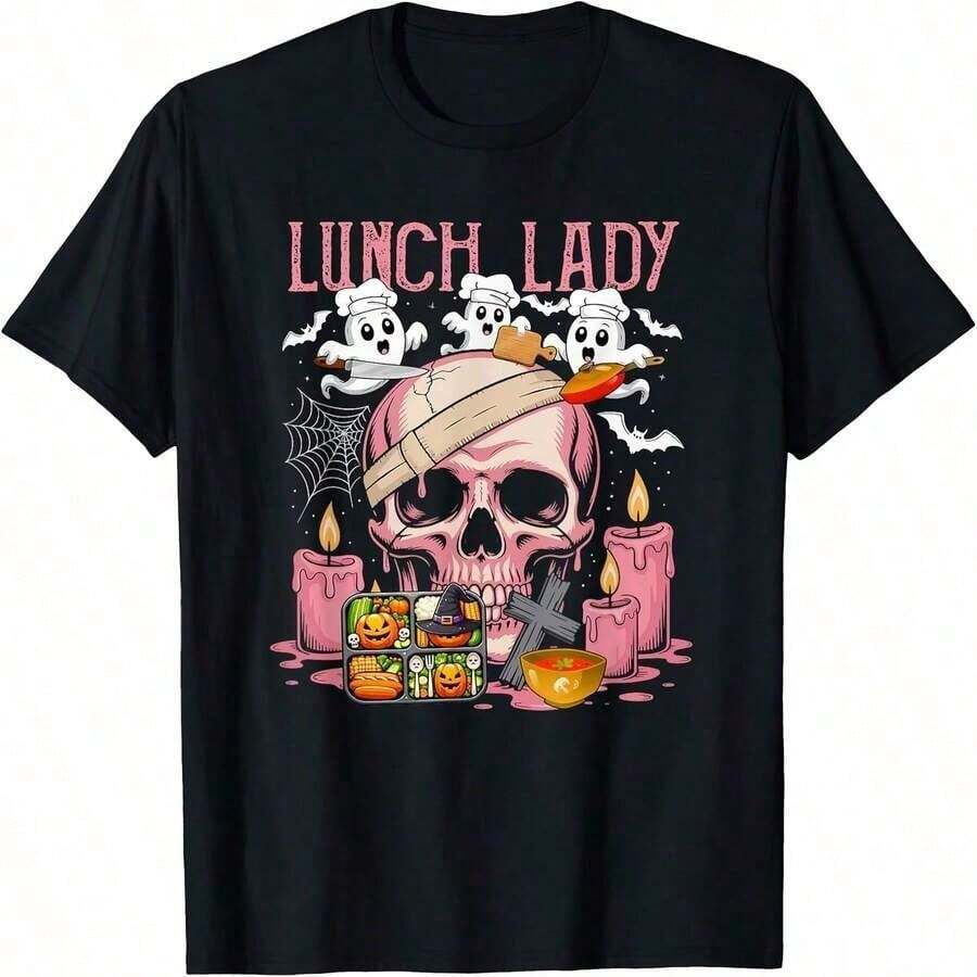 Personalized T-Shirt With Luke Bull-Skull Name And Feathers, For All Seasons, 220g Cotton, Single-Sided Print, Round Neck, Short Sleeve - 灰色 - 查看 1