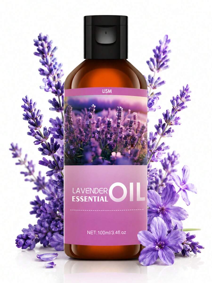 1 Flasche 100ml/30ml Lavendel Duft Ätherisches Öl, geeignet für Raumduft, Diffuser, Luftbefeuchter, DIY Seife, Kerzenmachen, Büroentspannung, Heimtreffen, langanhaltender Duft, Geschenk für Freunde - Einheitsgröße - Übersicht 1